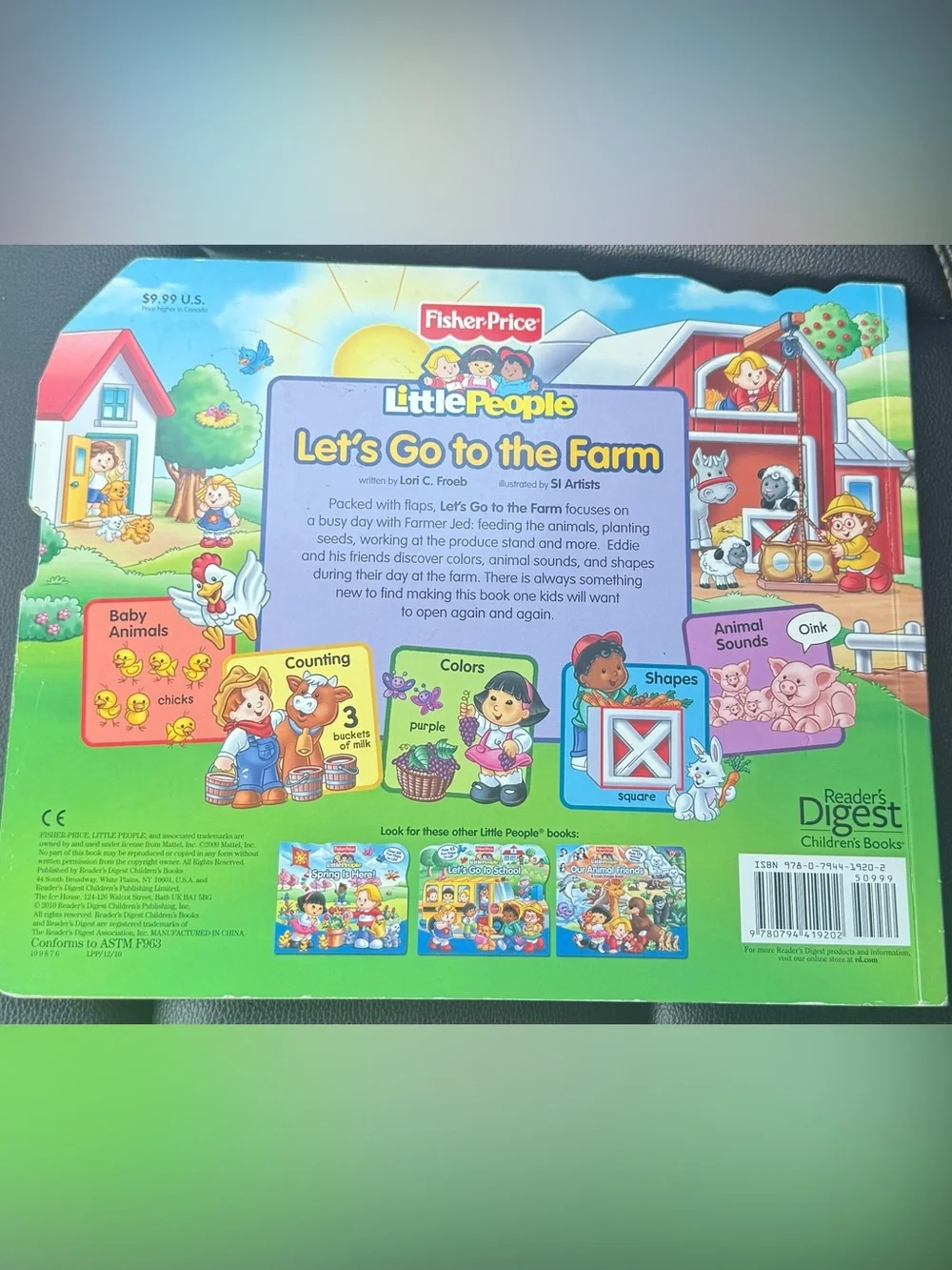 Fisher-Price Little People Let’s Go to the Farm Lift-the-Flap Book
